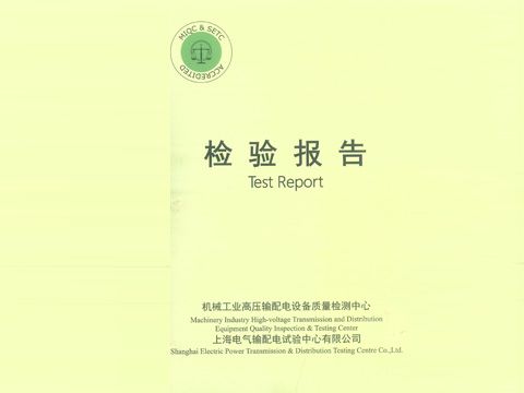 上海检验报告